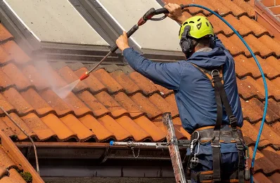 Démoussage et hydrofuge de toiture à Beuvron